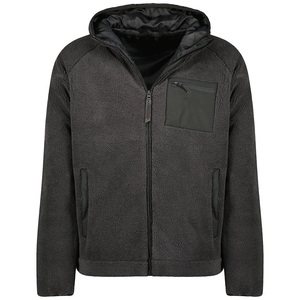 Veste en polaire polaire durable de haute qualité, nouvelle fermeture éclair, vêtements d'hiver pour hommes, indispensable, à capuche, isolée, tissu doux et chaud, confortable - Product Image 1