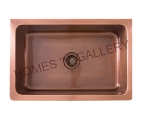 Évier de cuisine à bol unique martelé à la main élégant Design fabuleux pour une utilisation au restaurant à domicile avec caractéristique décorative à un trou - Product Image 5