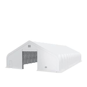 Abri de stockage pour gros équipements avec entrée haute et bâche de couverture remplaçable - Product Image 1