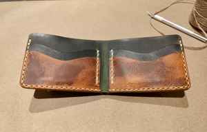 Designer Custom <b>Leather</b> Bi Fold Wallet Slim Genuine <b>Leather</b> RFID Blocking <b>Purse</b> <b>For</b> <b>Men</b> OEM BFW-0089 - Product Image 3
