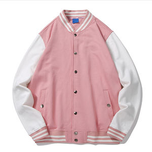 Chaqueta Varsity para Hombre con Bloques de Color y Parche Bordado con Letras Personalizadas de Fabricante de Ropa Urbana - Product Image 5