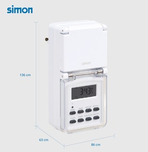 Programmatore Digitale Settimanale per Esterni IP44 (Simon AF711201) - Product Image 6