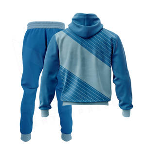 Chándal de ropa deportiva de poliéster y algodón 100% para hombre, diseño personalizado al por mayor, ropa de invierno de talla grande - Product Image 2