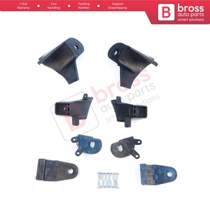 Support de fixation de phare BHL554+BHL555, kit de réparation avec languettes, côté gauche et droit, pour Symbol MK3 Facelift 2017-actuel 260609154R 260102037 - Product Image 4