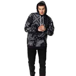 Sweats à capuche surdimensionnés pull en molleton mode tendance blanc vente en gros fournisseur en vrac direct d'usine fabricant OEM ODM impression logo - Product Image 4