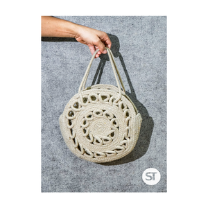 Sac fourre-tout en coton tressé fait main, doux, tissé, durable, écologique, sac à main à bandoulière, élégant, réutilisable, sac de rangement - Product Image 5