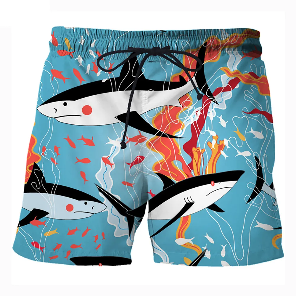 New Design Men's Swimming 3D Printed Cartoon Swimming Shorts Baggy Running Good Quality Top Design Men Shorts