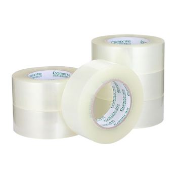 Customized Packaging Packing Tape BOPP Clear Adhesive Tape Self-Adhesive Single Transparent Sticky Carton