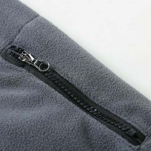 Sudadera de Forro Polar Gris para Hombre, Cuello Redondo, Corte Holgado, Color Sólido, Manga Larga, Estilo Casual para Otoño, Bordada, 100% Algodón - Product Image 6