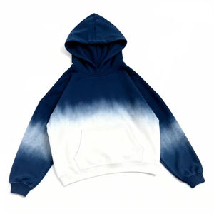 Pull-over épais surdimensionné en coton 100% chiné, délavé au soleil, vintage, personnalisé avec broderie, style streetwear d'hiver - Product Image 1