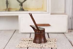 Cafetière turque en cuivre martelé à la main, écologique, vaisselle, tasse à café, décoration de table pour la maison, la cuisine, le restaurant, l'hôtel, les fêtes - Product Image 5