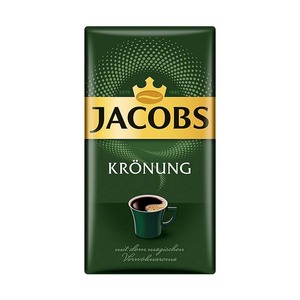Café molido Jacobs Kronung de la mejor calidad, 250g, rico aroma, sabor suave, tostado Premium para el hogar, la Oficina y el café - Product Image 1