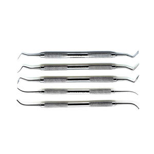 Ensemble de ciseaux à modeler en cire dentaire 5 pièces Instruments de restauration à double extrémité par amrid surgical - Product Image 3