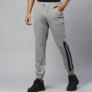 Men's High Quality Gray Striped Joggers Winter Wear Outdoor Athletic Fitness Joggers Casual Streetwear Trousers for Unisex - Product Image 3