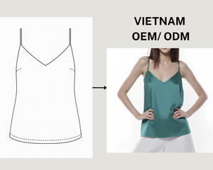 Custom Women's Satin V-Neck <b>Spaghetti</b> <b>Strap</b> <b>Tank</b> <b>Top</b> Asymmetric Elegant Solid Color Sleeveless Spring Summer Wear - Product Image 3