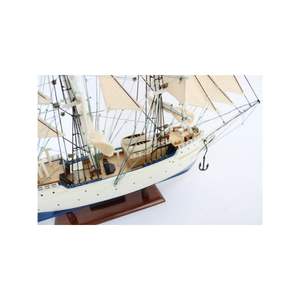CHRISTIAC RADICH 30CM Style Feng Shui Modèle d'Artisanat en Bois Bateau Peint Décoration pour la Maison pour Boîte ou Plateau en Bois - Product Image 6