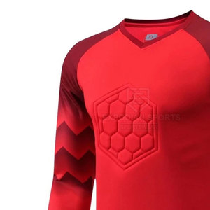 Maillot de gardien de but de football léger, respirant, à séchage rapide, de haute qualité pour hommes adultes, vêtements de sport personnalisables - Product Image 3