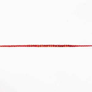 Bobina de Lentejuelas Cóncavas 104-M Rojo 4mm México Selanusa - Product Image 1