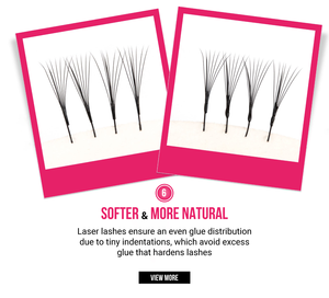 CharmLash Lash Extensions Wholesale Matte Individual Eyelash Extension Mix Lash Packaging Box With Tray Laser Technology OEM - Product Image 3