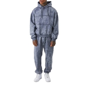 Chándal de Algodón de Alta Calidad para Hombre con Lavado Ácido, Fabricado en Fábrica, Ropa Deportiva Casual, Estilo Urbano, Fabricante de Chándales 2026 - Product Image 2