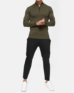 เสื้อสเวตเชิ้ตคอกลมผ้าฝ้าย 100% ดีไซน์ใหม่จากโรงงาน ล้างสีเรียบๆ ไม่มีลาย ไซส์ใหญ่ สำหรับผู้ชาย - Product Image 2