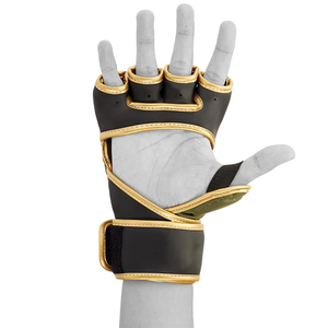Recién llegado, guantes MMA duraderos y que absorben la humedad, guantes de cuero sintético para artes marciales, logotipo personalizado, guantes de agarre - Product Image 3