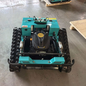Brushless Motor Gas Power 9HP <b>Remote</b> Crawler <b>Control</b> Lawn Mower Tracked <b>Robot</b> Slope 24V Agricultural <b>Robot</b> Smart Grass Cutter - Product Image 1