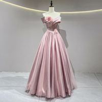 Robe de mariée élégante Jancember JFH35, robe de soirée de luxe rose