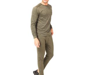 Hombres chándal ropa de calle de alta calidad personalizado algodón polar Jogging cuello redondo entrenamiento chándal diseño de servicio OEM - Product Image 5