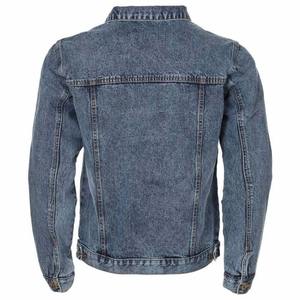 Twill Impex Custom Classic Dark Blue Men Denim Jacket Slim Fit <b>Jean</b> Trucker Style with Button Closure Oem Orders - Product Image 5