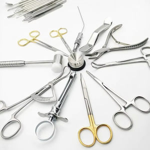 Kit de instrumentos quirúrgicos dentales profesionales de acero inoxidable con fórceps de mazo y herramientas de diagnóstico para cirugía oral - Product Image 1