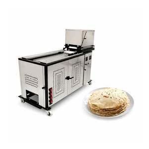 Semi-Automatic Dubai Flat Roti and <b>Chapati</b> <b>Maker</b> Cooking Equipment with Motor and Bearing 2000 Per/h Capacity - Product Image 1