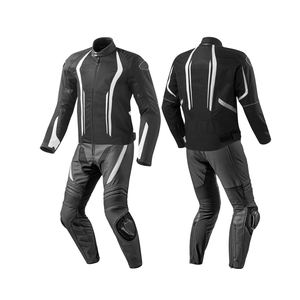 Combinaison personnalisée pour moto de course automobile professionnelle Ensemble veste en cuir véritable de haute qualité Taille XL Respirant Coupe-vent - Product Image 4
