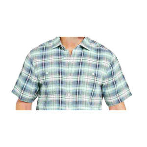 Camicia con cappuccio Tommy Bahama da uomo Desert Duo a quadri, 100% cotone popeline traspirante, casual, verde, taglia S - Product Image 2