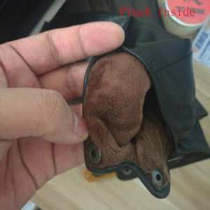 Guantes de cuero liso personalizados para hombre del proveedor directo de fábrica para uso diario de invierno con color y logotipo personalizados - Product Image 5