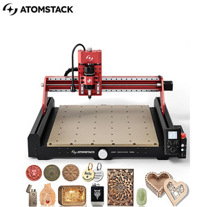 Machine de gravure CNC 4 axes Atomstack <span class=keywords><strong>C4</strong></span> Pro, découpe et fraisage de bureau, 420x420 mm, adaptée au bois, au plastique, à l'aluminium, au laiton et aux circuits imprimés. - Product Image 1