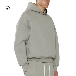 Fabricant 100% coton imprimé sur mesure Blanks Sweat à capuche pour hommes Sweat à capuche court et épais pour hommes Oversize - Product Image 5