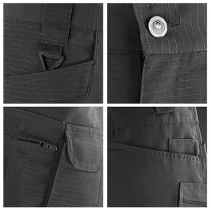 Shorts tactiques cargo multi-poches en coton 100% imperméable et à séchage rapide Savior Summer, taille élastique, pour hommes, pour la chasse et la pêche en plein air - Product Image 3