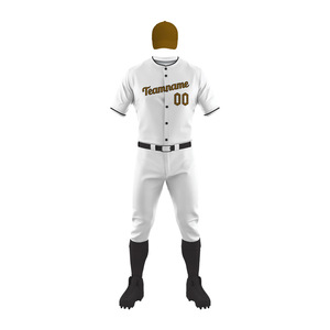 4XL Big OEM Custom Baseball Jersey Shirt Venta caliente en Stock Sublimación y uniformes con logotipo bordado para béisbol y softbol - Product Image 2