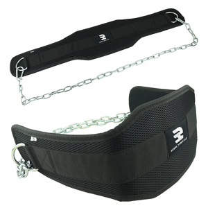 Fitness Wear Dip <b>Belt</b> <b>Chain</b> For <b>Weightlifting</b> Pull Ups Power-lifting Cross Fit Training Bodybuilding Workout Neoprene <b>Belts</b> - Product Image 1
