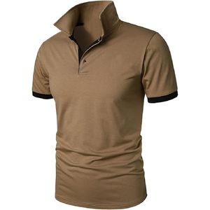 Nouveau 2025 Offre Spéciale 100% coton séchage rapide glace soie à manches courtes hommes évacuation de l'humidité haute qualité personnalisé Sport Polo - Product Image 1