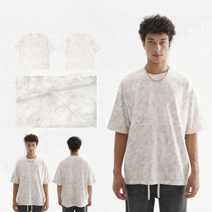 Camiseta Personalizada Extra Grande para Hombre, Camiseta con Cuello Grueso, 100% Algodón, Camisetas Gruesas Lisas Extra Grandes para Hombre - Product Image 3