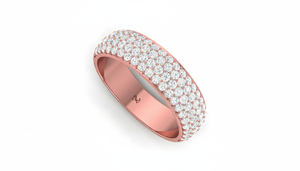 Anillos de diamantes elegantes de oro de 14 quilates y 1.00Ctw para mujer - Product Image 4