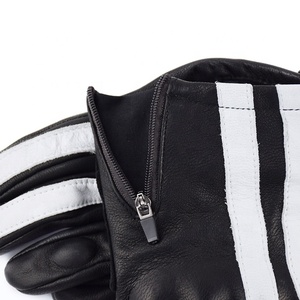 Gants de protection en cuir pour moto vintage Cafe Racer personnalisés pour hommes/Gants de protection classiques en cuir pour moto hommes - Product Image 5