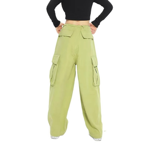 Nouveauté Pantalon de jogging pour femmes grandes tailles Taille élastique Jambes larges Longues Droites Plates en molleton Motif de rue Automne - Product Image 2