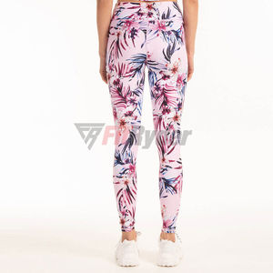 Leggings de yoga taille haute légers pour femmes Leggings Leggings de sublimation élastiques personnalisés prix de gros bon marché - Product Image 3