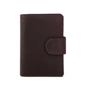 Portefeuille pour homme en cuir véritable de luxe, fin, vintage, avec 10 compartiments pour cartes et pièces de monnaie, Air Tag 2026 - Product Image 6