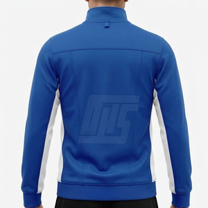 Veste de sport légère à fermeture éclair intégrale pour hommes, idéale pour la course et l'entraînement, avec col montant, personnalisable pour l'extérieur - Product Image 4