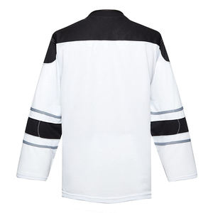 Maillot de hockey sur glace personnalisé avec design patchwork imprimé par sublimation, logo d'équipe personnalisable, vêtements de hockey sur glace, service OEM, respirant - Product Image 6