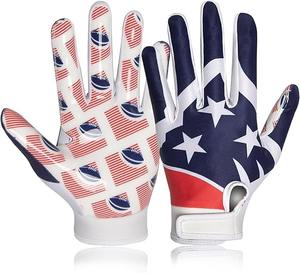 Guantes de Portero de Fútbol Americano Profesionales con Correas Personalizables, Guantes Unisex de Primera Calidad, Cómodos, de Cuero Sintético - Product Image 6